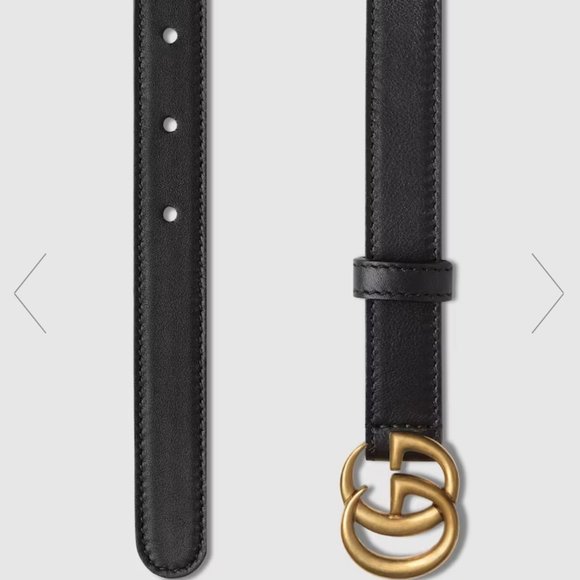 Black Gucci Marmont belt in Size 85 - Picture 2 of 2